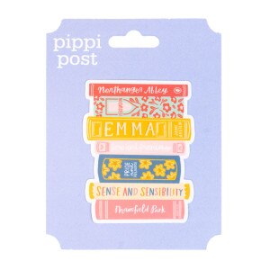 Jane Austen Book Stack Sticker